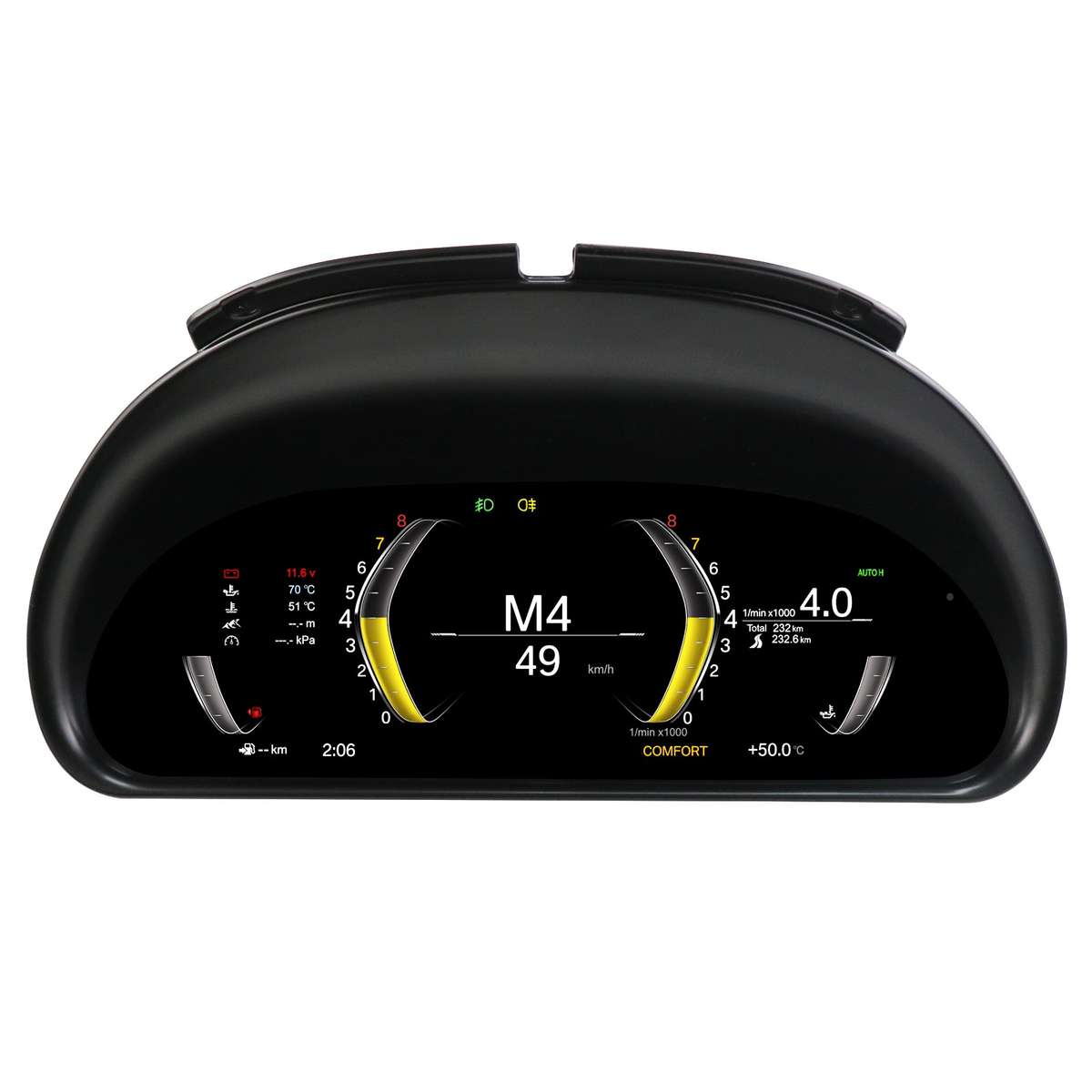 10.25" Digital Dashboard Cluster Instrument Fr BMW 5 Series E39 X5 E53 1996-2006