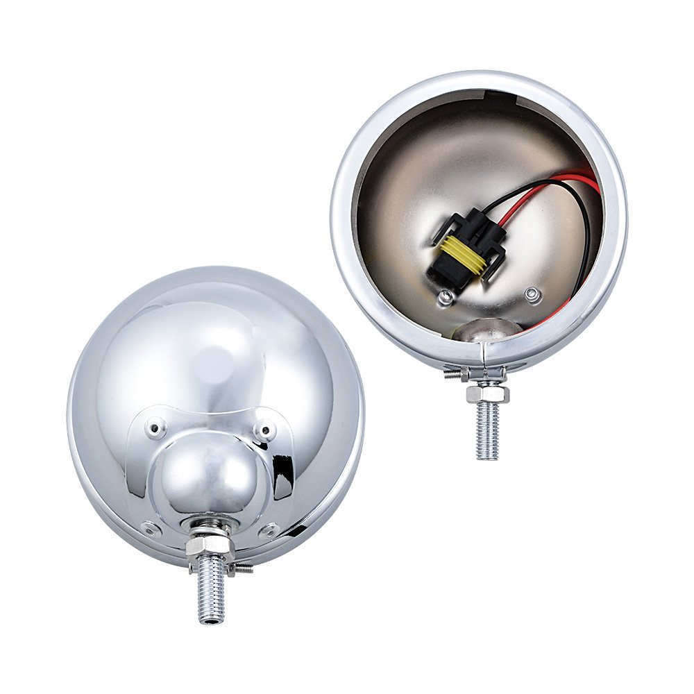 4.5" LED Projector Auxiliary Passing Spot Fog Head Light Lamp For Harley Touring