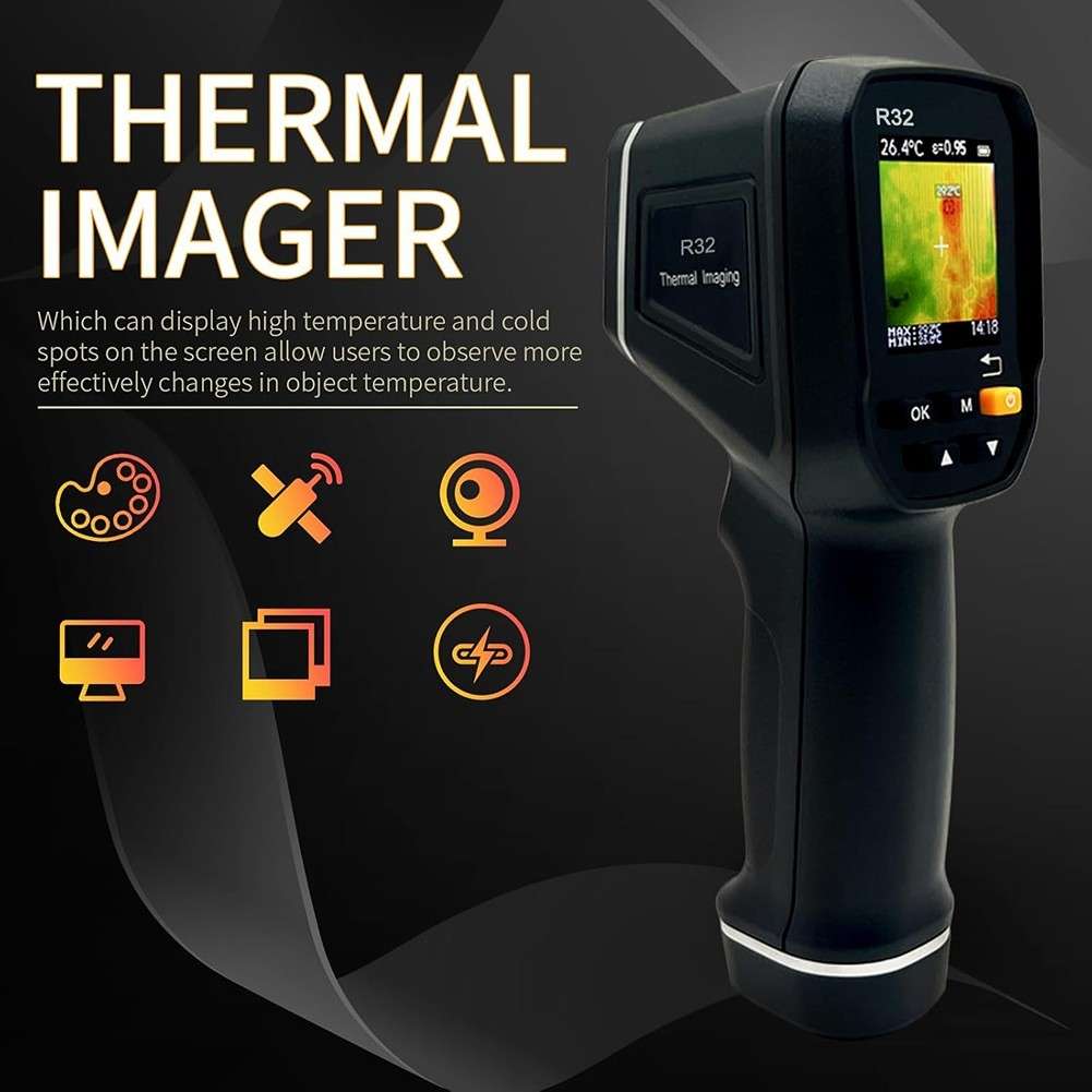 Infrared Thermal Imager Handheld Thermal Imaging Camera USB Rechargeable
