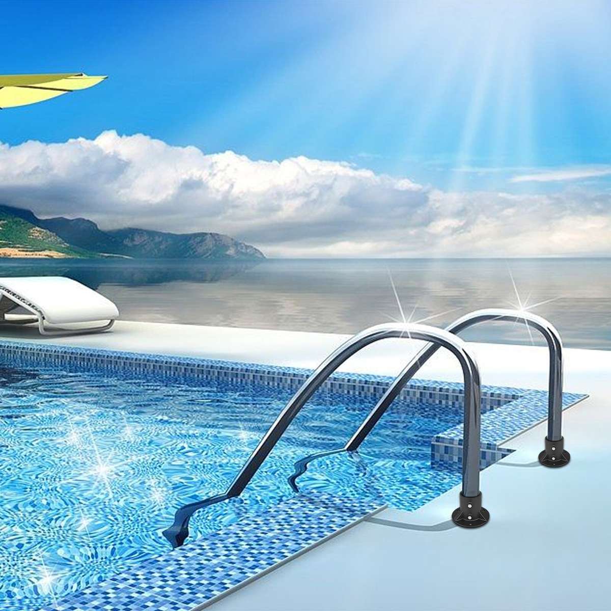 Adjustable Chain Link Fence Post Flange For Easy And Secure Concrete Mounting