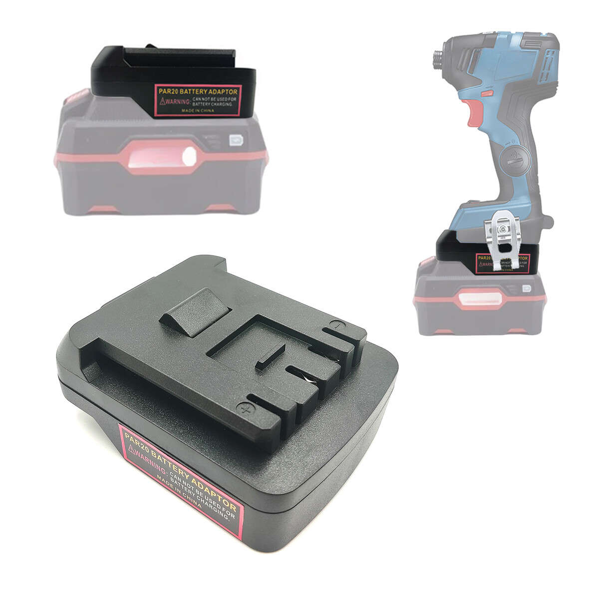 Battery Adapter for Parkside 20v battery Convert to for Bosch 18v BAT Power tool