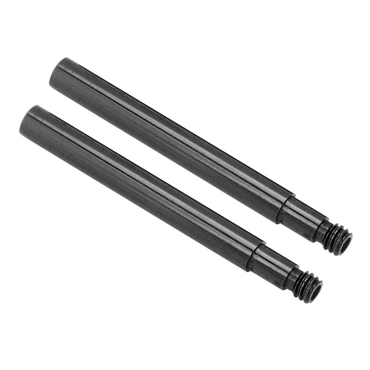 (Black)2Pcs 60mm Bicycle Valve Extender Inner Tyre Valves Extension CW