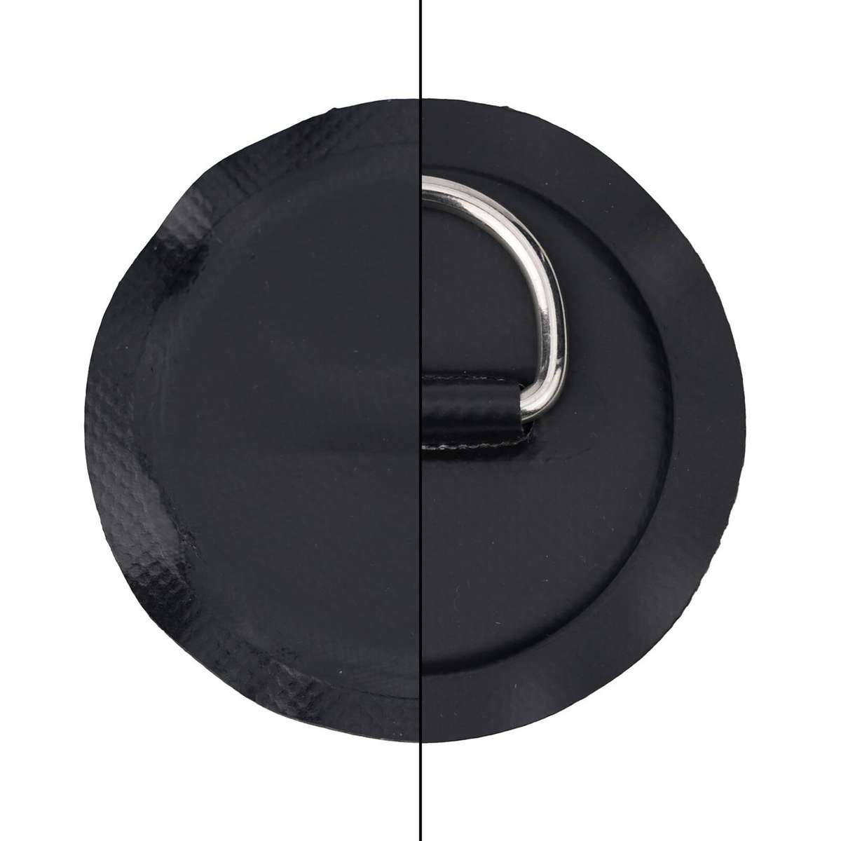 6pcs Black Stainless Steel D-Ring Patch For Inflatable Boat for KAYAK Dinghy