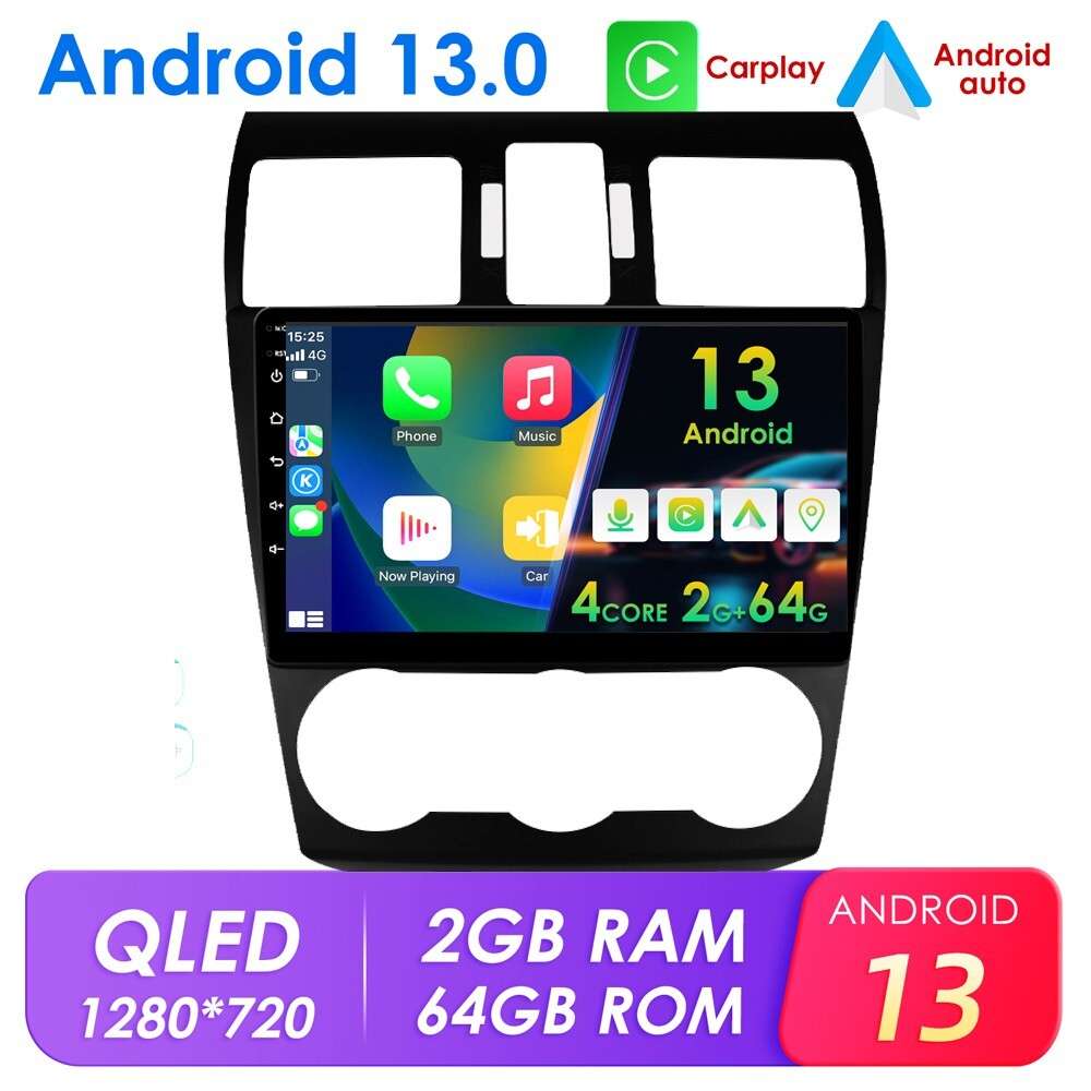 9" Android 13 Car Stereo Radio GPS Carplay For Subaru Forester Impreza 2012-2014