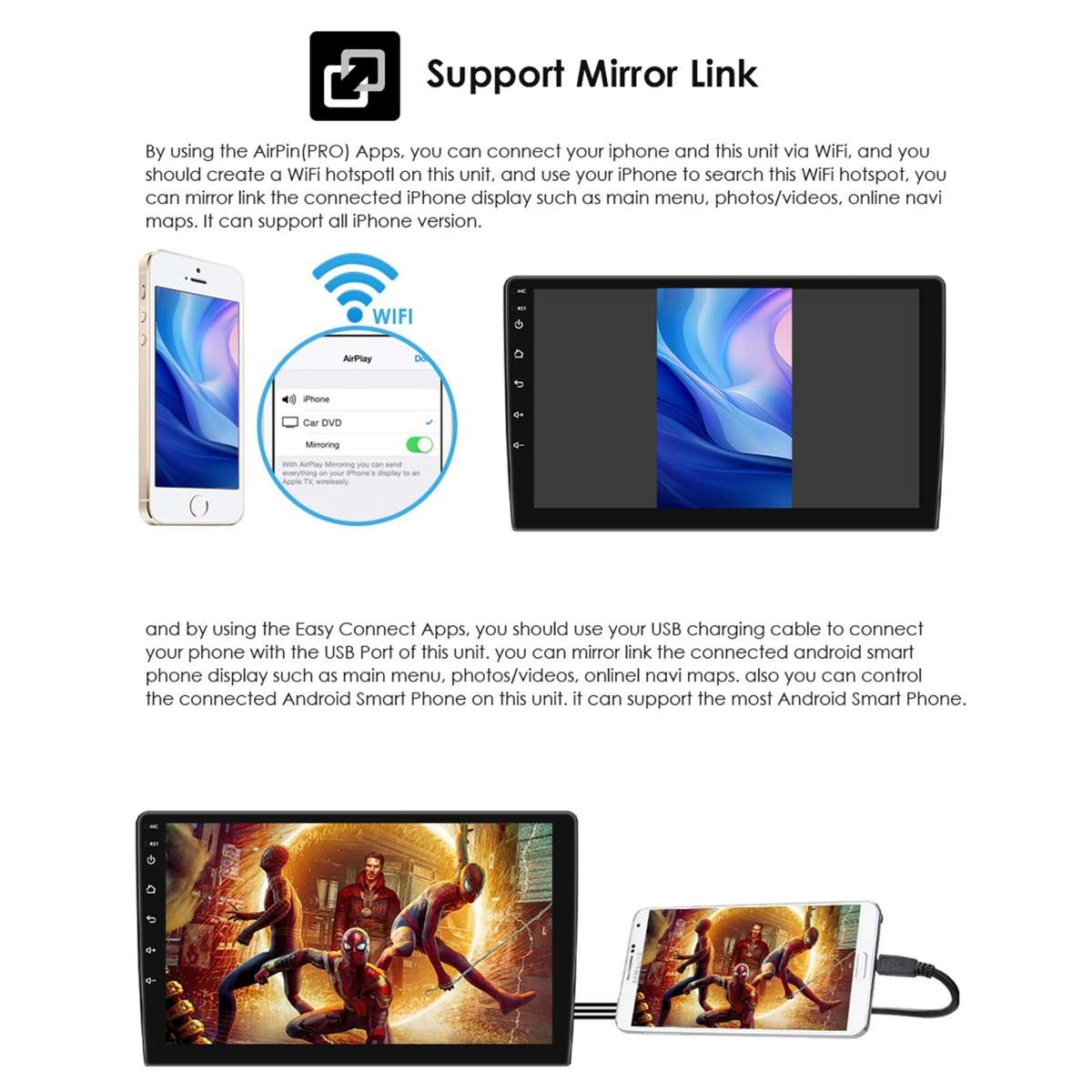 Android 13 Apple Carplay Car Stereo Radio For Chevrolet Spark Matiz 2010-2014 BT