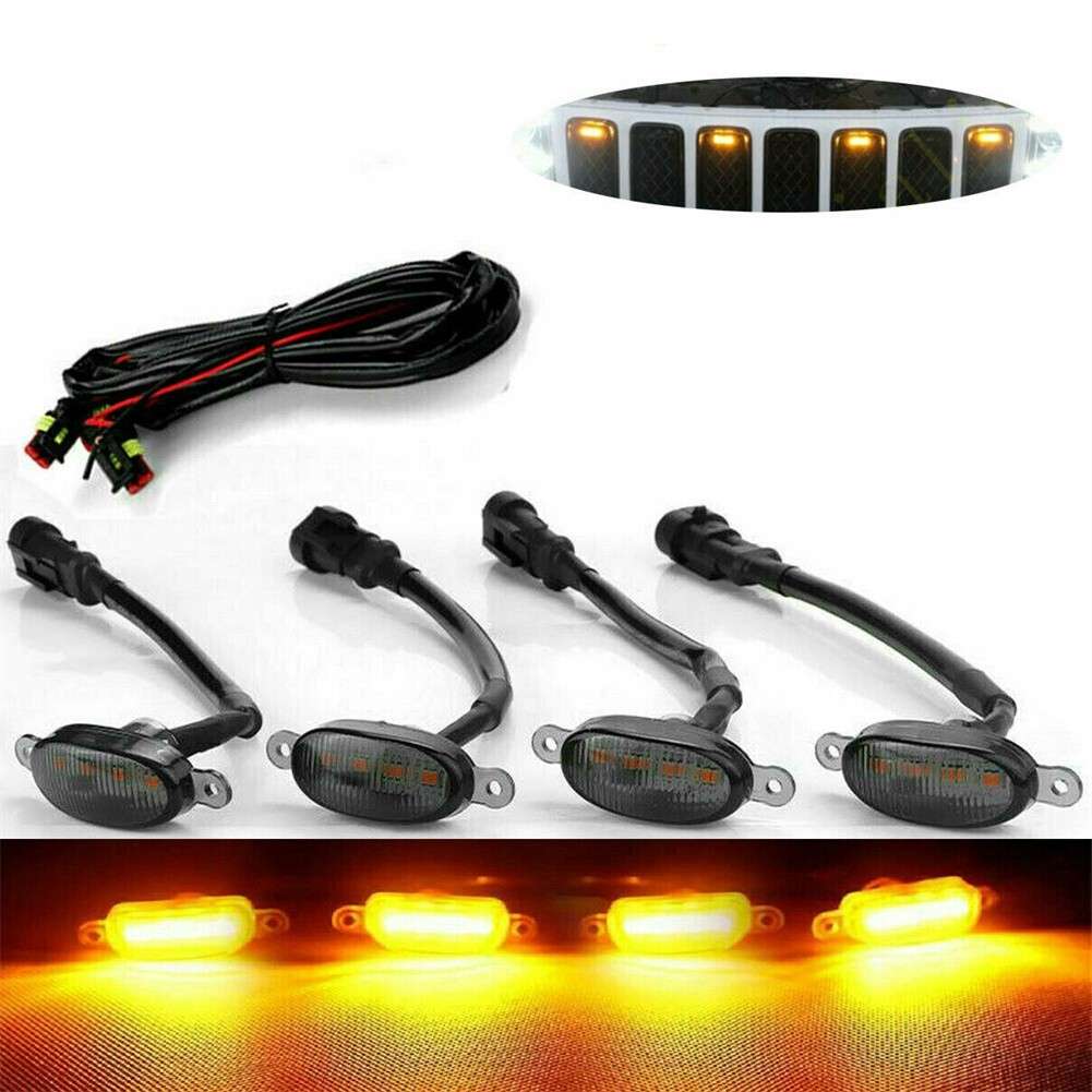 Front Grille LED For Jeep Grand Cherokee Front LED Parts Replacement Car Parts
