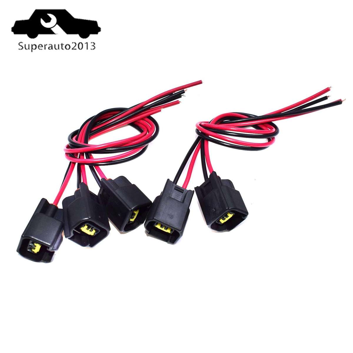 1P1258 New 5PCS Crankshaft Position Sensor Connector / Ignition Coil For Ford