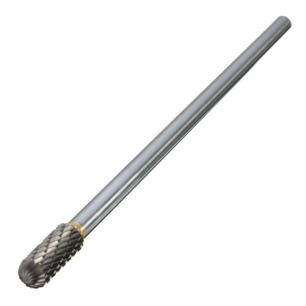 4*Rotary Burr 1/4 Inch 6mm Shank 150mm Long Carbide Cutter CNC-Engraving-Bit