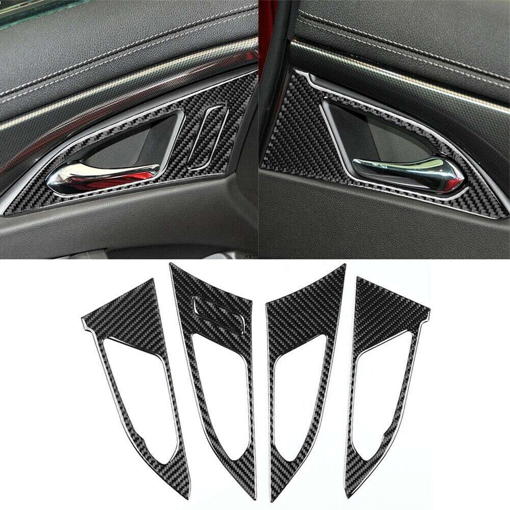 31Pcs Carbon-Fiber Full Interior Decorative Cover Trim For CTS 2008-13