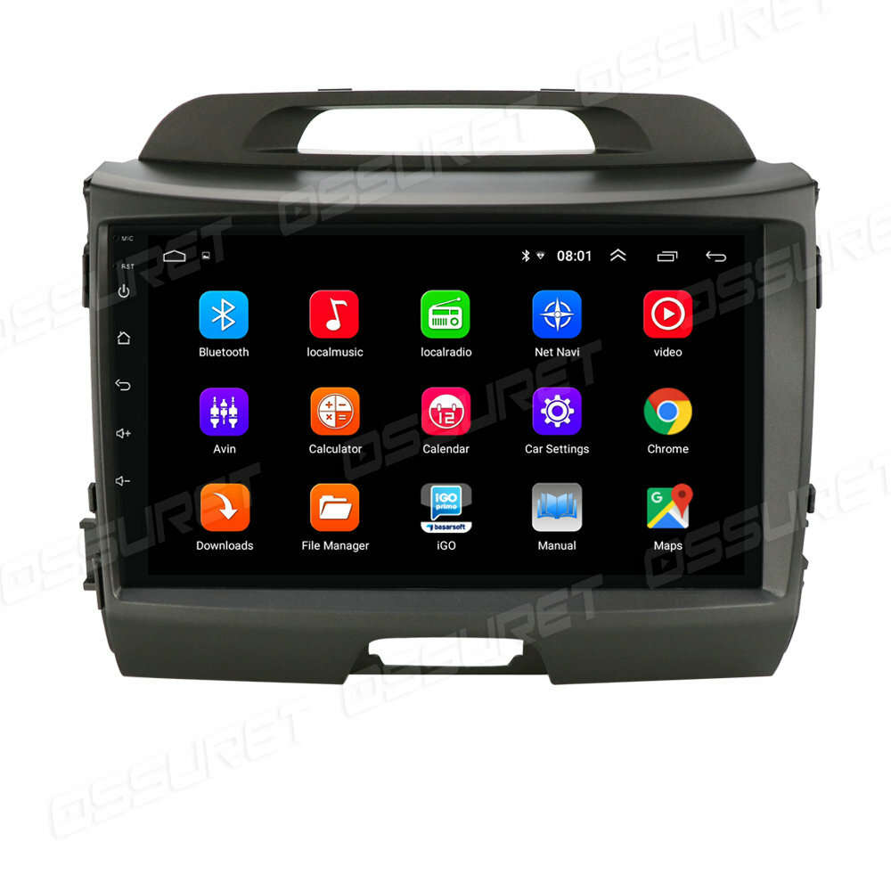 Android 10 GPS Navigation 9" Car Stereo Radio 4-Core For Kia Sportage 2010-2016