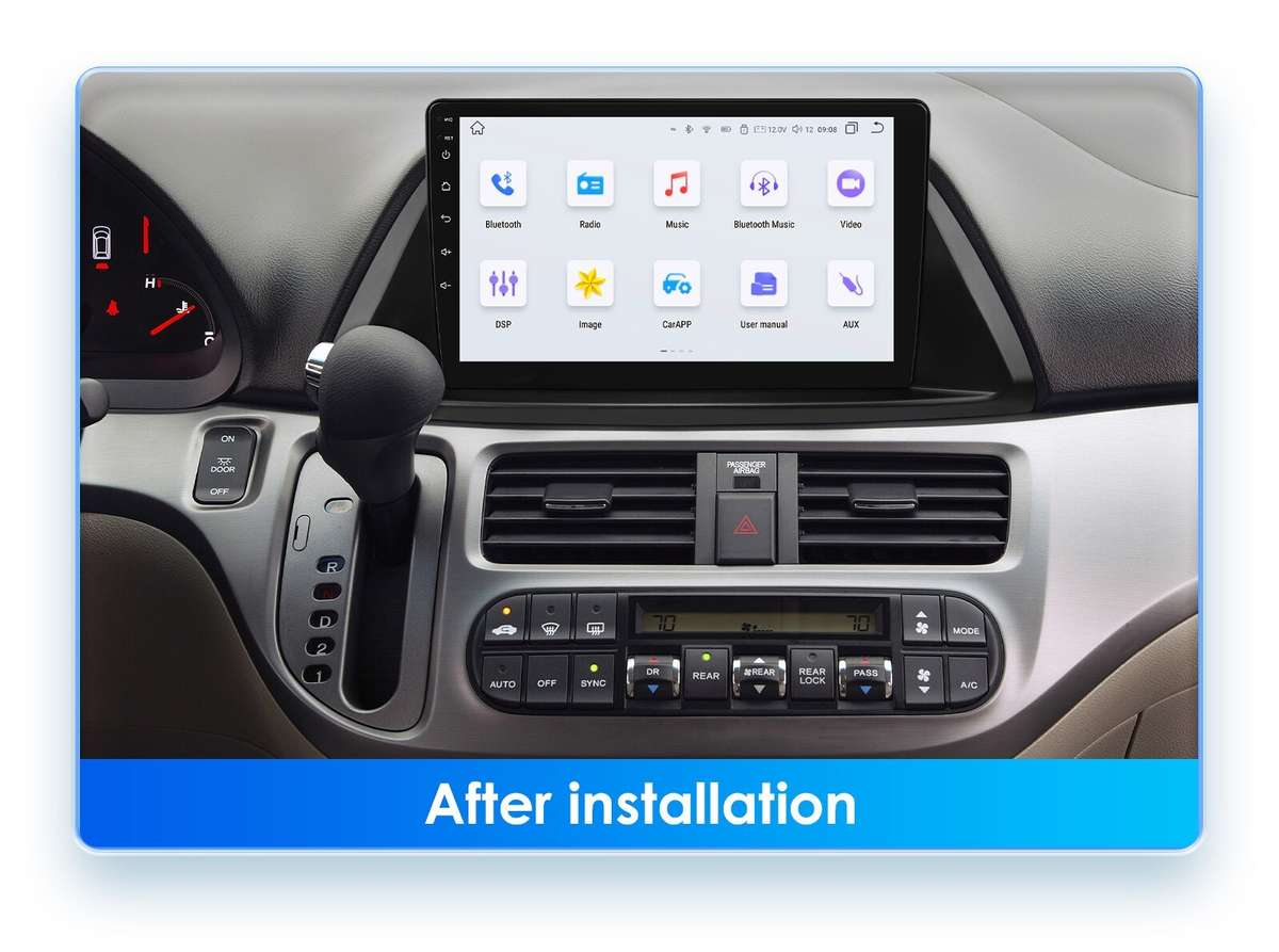 4+32G For 2005-2010 Honda Odyssey Android 14 Carplay Radio Stereo GPS Navigation