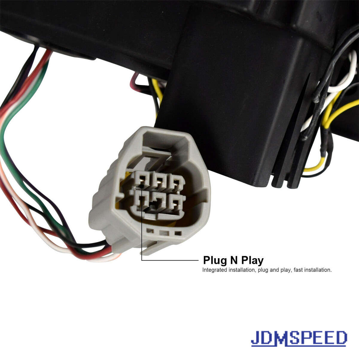 For Jeep Wrangler JKU JK Smoked Avenger 07-18 LED Tail Light W/Turn Signal Lamp