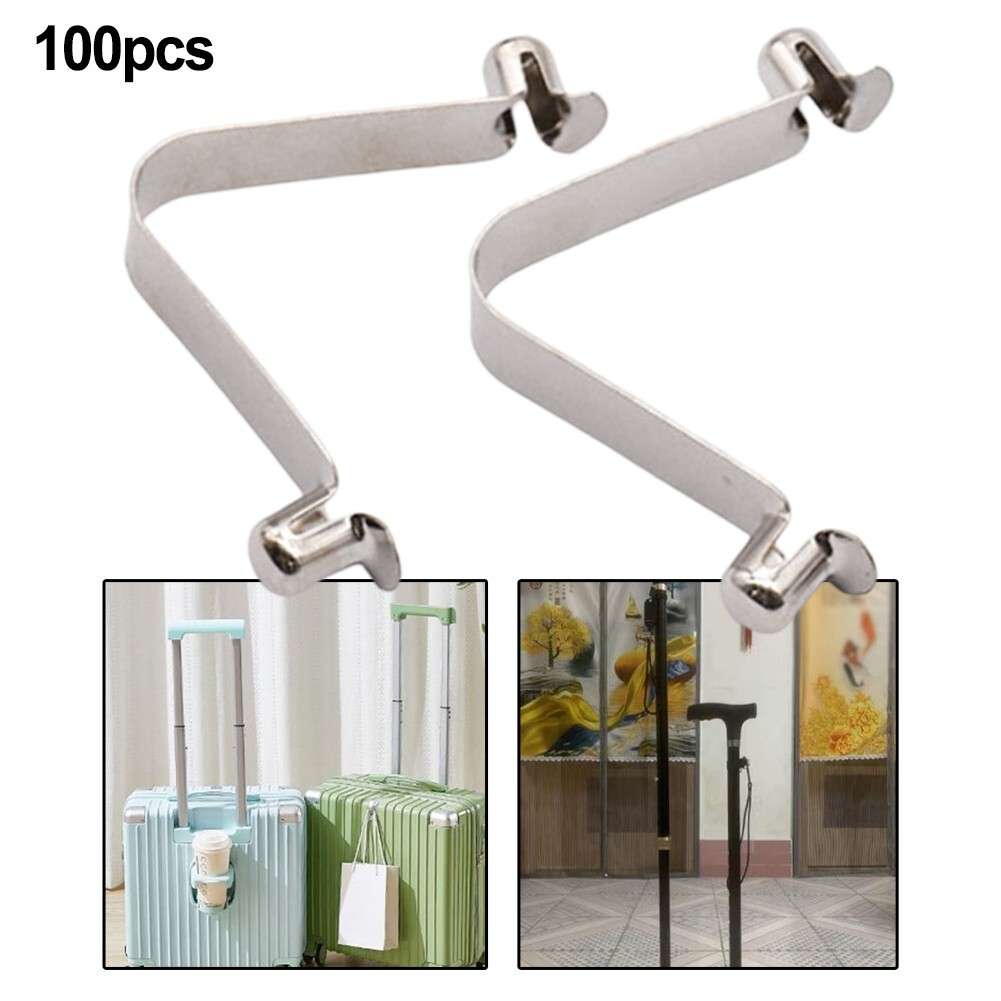 100pcs Spring Clip Locking Tube Pin Push Clip For Tent Pole/Kayak/Pad