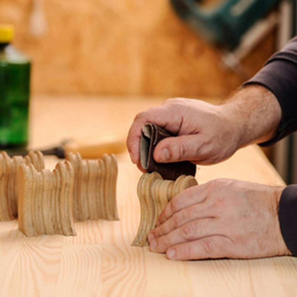 Complete Contoured Hand Sander Tools Kit 7 Piece Set For Precise Sanding