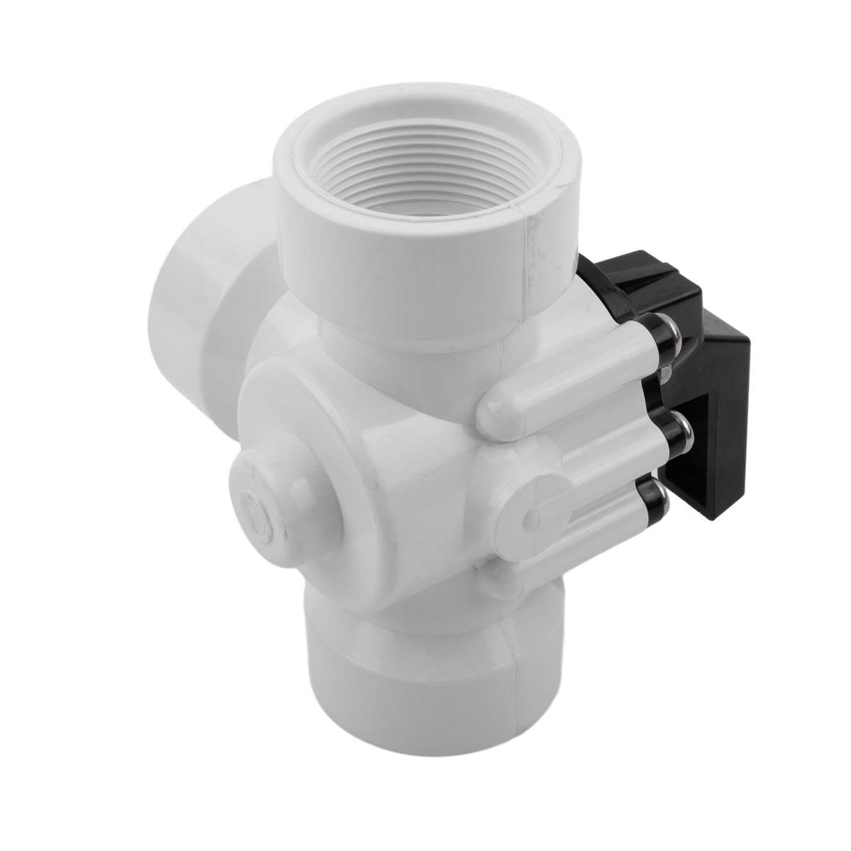Swimming Pool Hoses Connection Air Beds Air Pumps 3-way Valve 4pcs/set Plastic