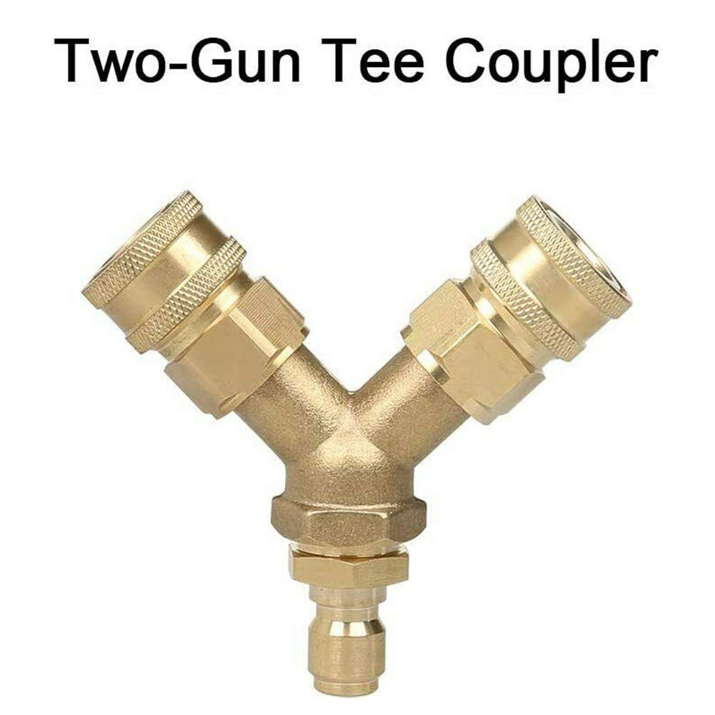 Pressure Washer Tee Splitter Coupler 5000PSI Brand New Accessories