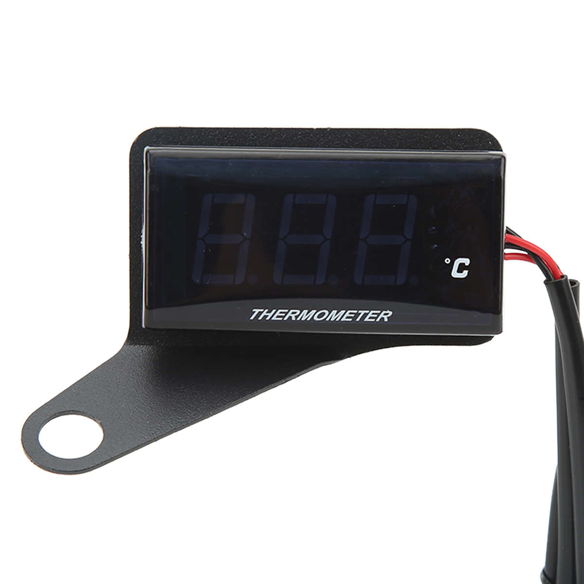 Car Universal Motorcycle DC12V LCD Screen Slim Water Temperature Gauge & 16mm