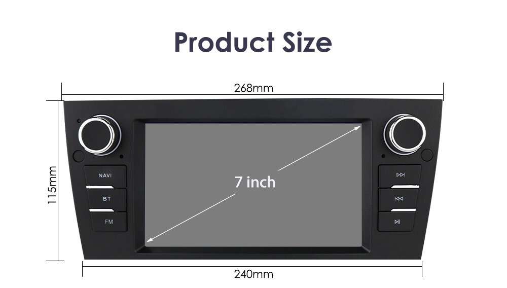2+32GB For BMW 3er E90 E92 E93 M3 Android 12 Car Play Stereo Radio WiFi Navi GPS