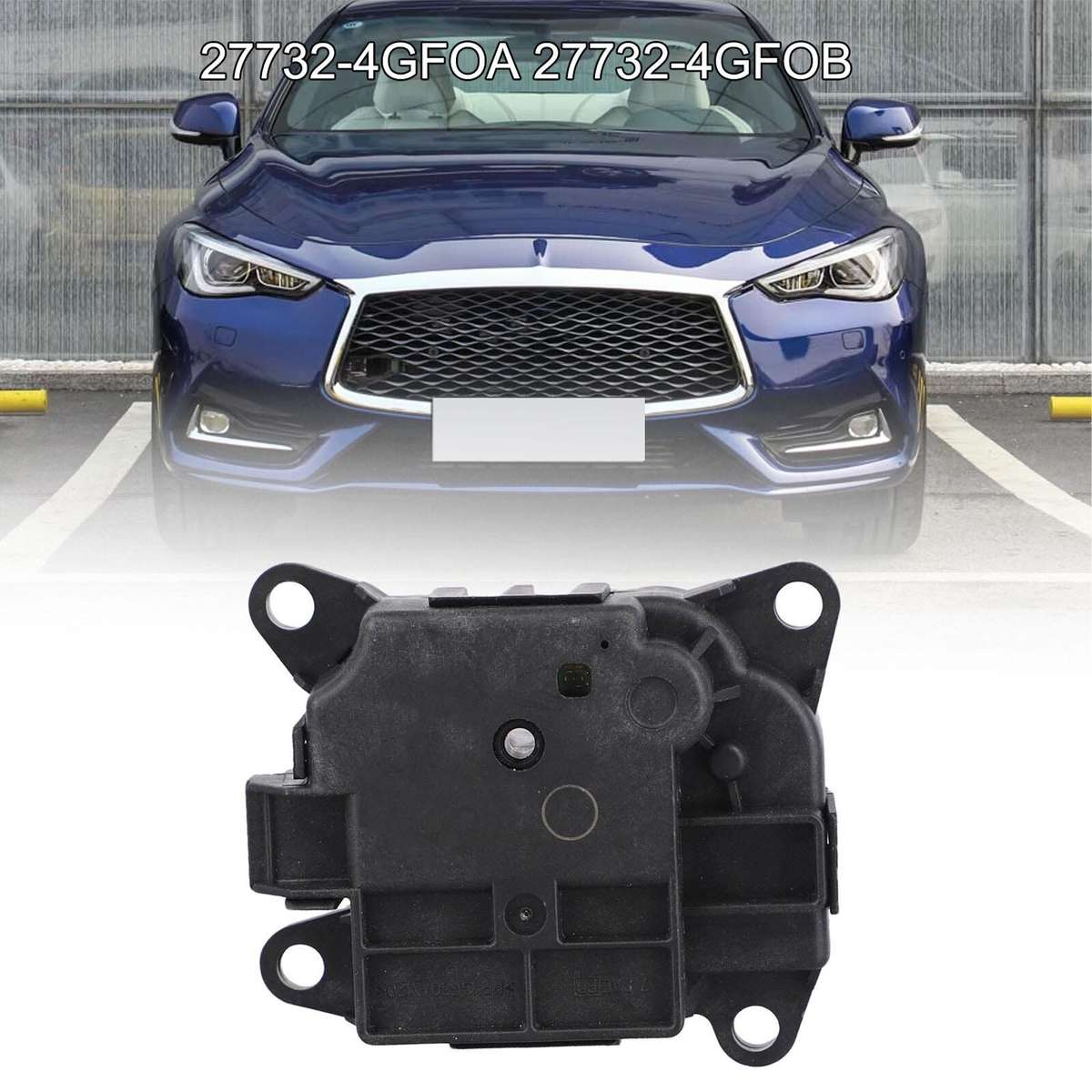 For Infiniti Q50 14-22 Left Air Mix Actuator Replace 27732-4GF0A 27732-4GF0B