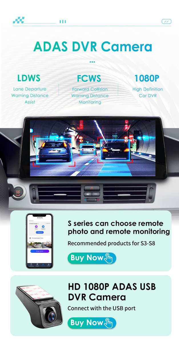 8Core 4+32G Android12 Car GPS Stereo WiFi CarPlay 10.3" For BMW 3 er E90~E93 CCC