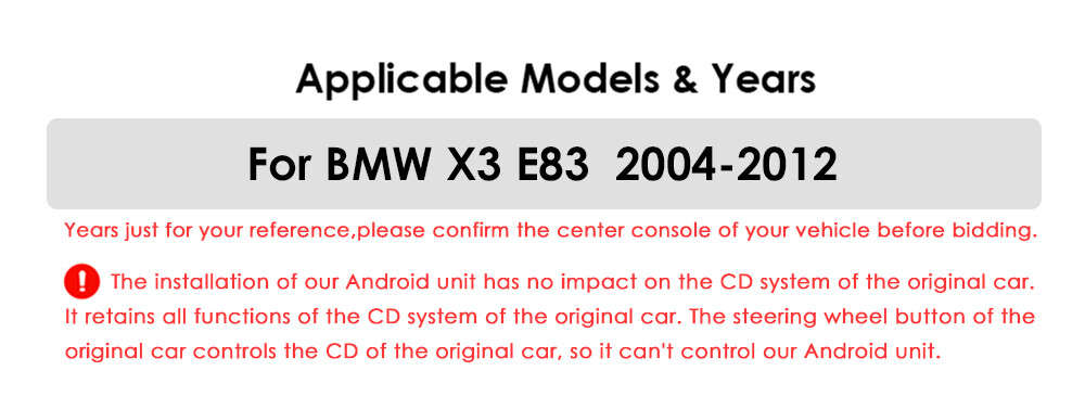 Android11 9" Car Radio Stereo CarPlay WiFi BT GPS Navi For BMW X3 E83 2004-2012