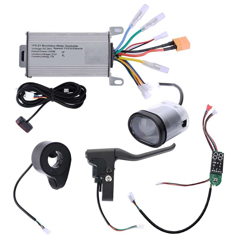 Complete 36V 500W Electric Scooter Controller Kit With User Friendly Interface
