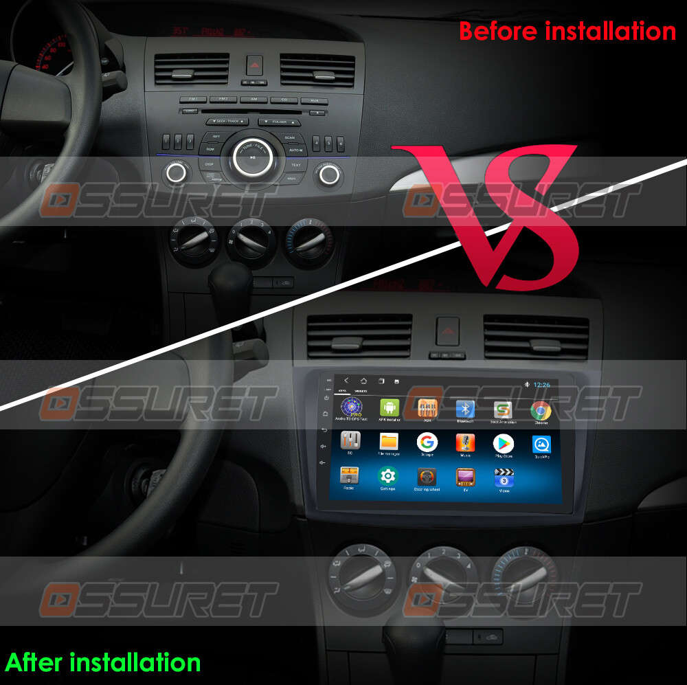 32GB Android 12 Car Radio Stereo GPS Navigation Player For Mazda 3 2010-2013