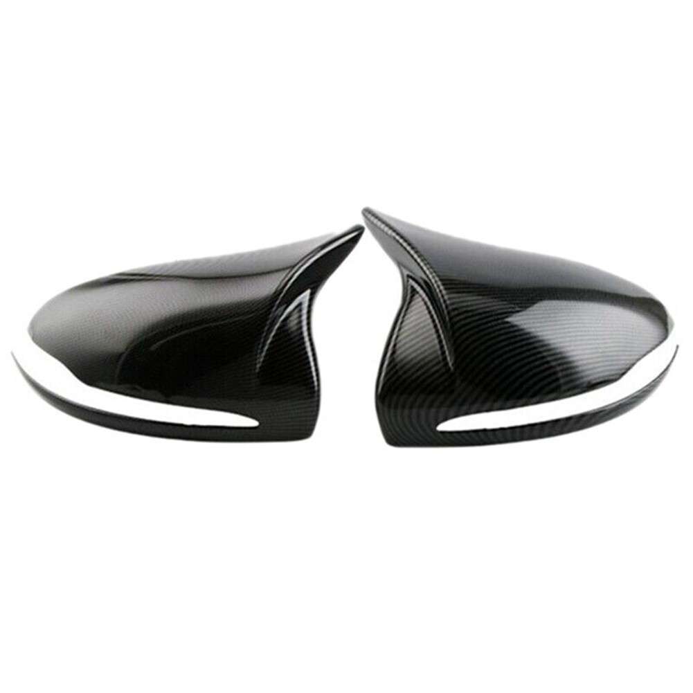 Carbon Fiber Side Rearview Mirror Cover Cap For Mercedes For Benz C E S GLB