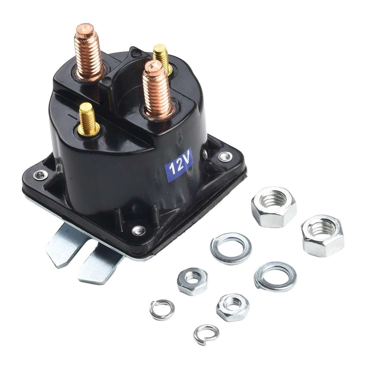 Reliable 12V Solenoid Valve Relay For Hydraulic Pump Motor Dump Trailer