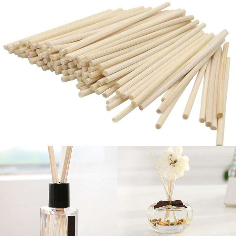 FREE SHIPPING - 100 Pcs Premium Rattan Reed Fragrance Oil Diffuser Replacement Refill Reed Stick