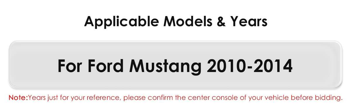 For 2010-2014 Ford Mustang 9.7" Vertical Screen Android Radio Stereo GPS Carplay