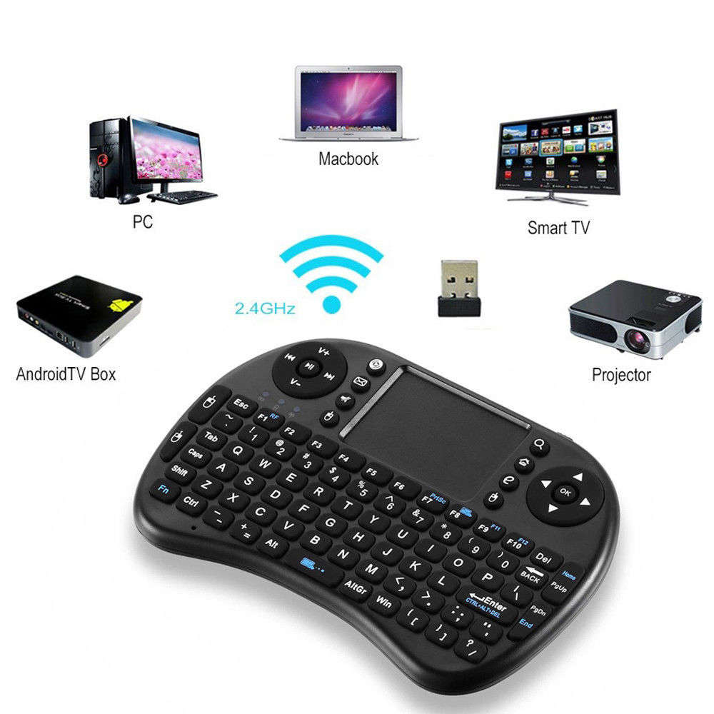 2.4G Mini Backlit Wireless Touchpad Keyboard Air Mouse For PC Pad Android TV Box