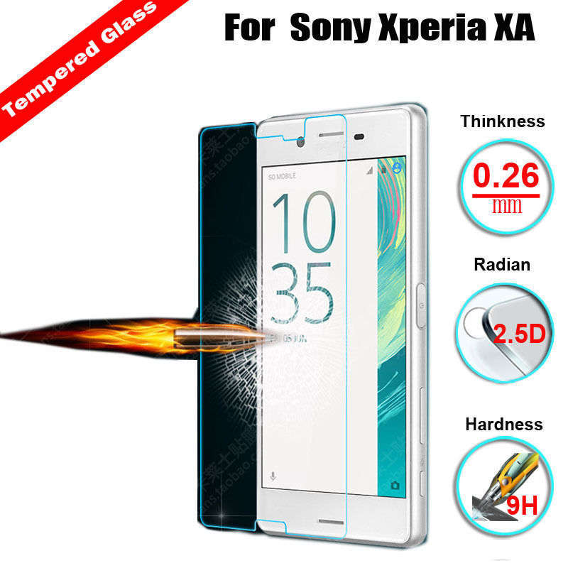FREE SHIPPING - Premium Screen Protector Tempered Glass For Sony Xperia XA