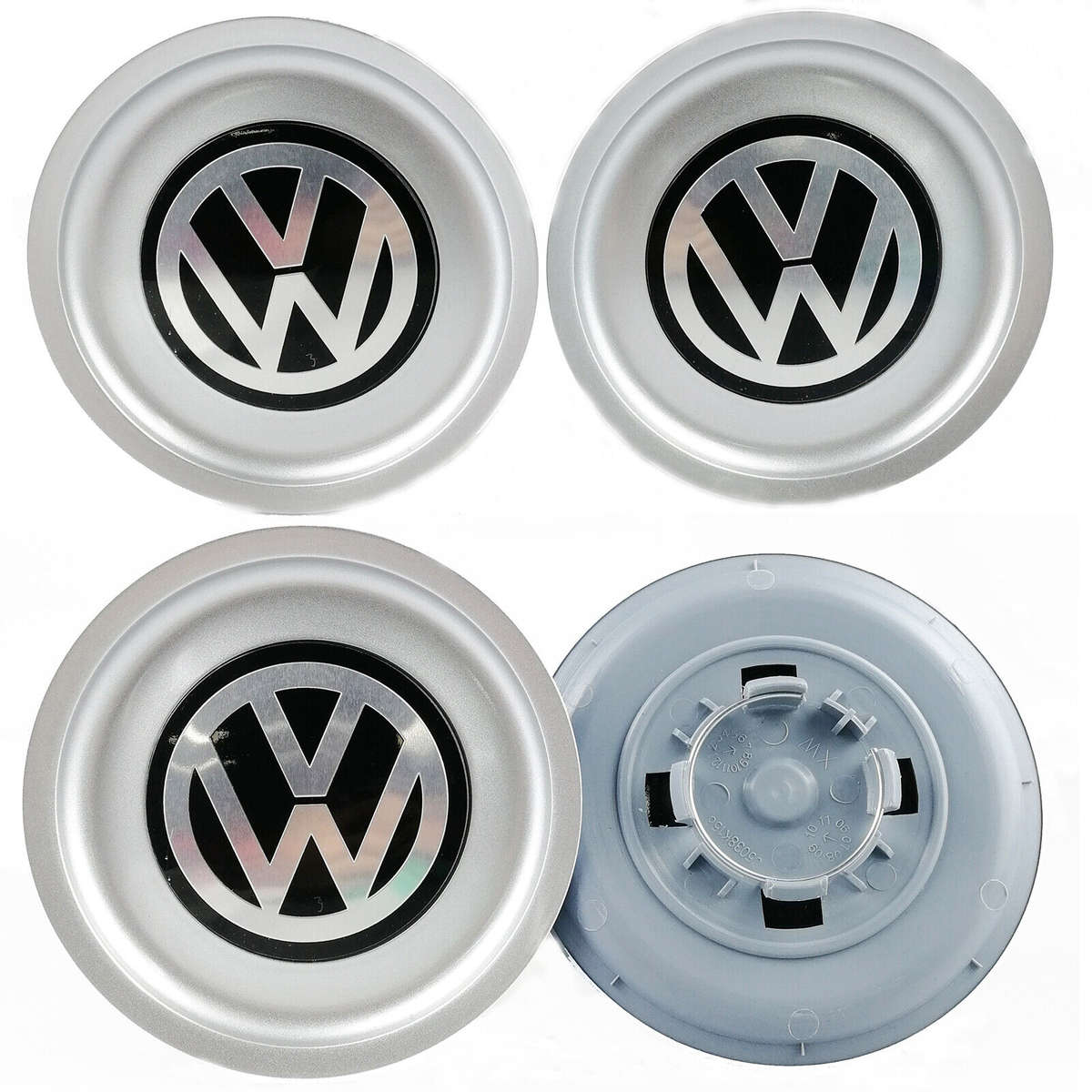 4PC Alloy Wheel Center Cap Hub Trim Cover 1J0601149B For VW Volkswagen Golf MK4