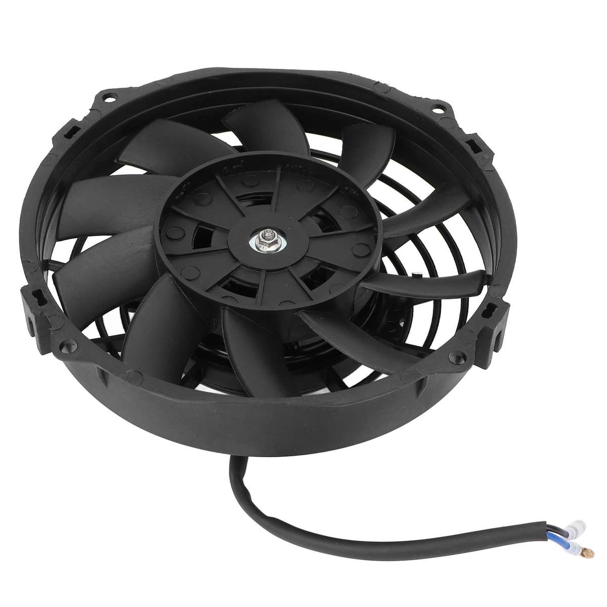 7 Inch Black Electric Radiator Cooling Fan 10 Blades Slim Fan Push Pull DC 1 CHW