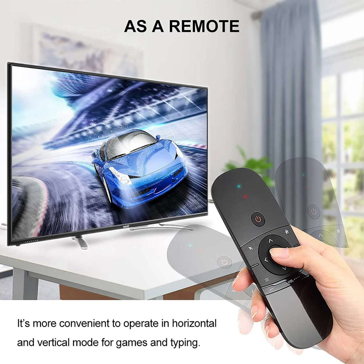 W1 Universal TV Remote Control Mouse 2.4GHz