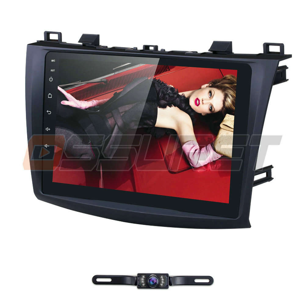 For Mazda 3 2010-2013 Car Radio 9" Android 9.0 2Din GPS Navi Stereo Wifi DAB+Cam