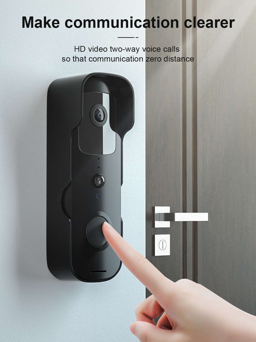 Two-Way Doorbell WiFi Video Smart Talk Door Bell Ring 1080p HD Security Camera