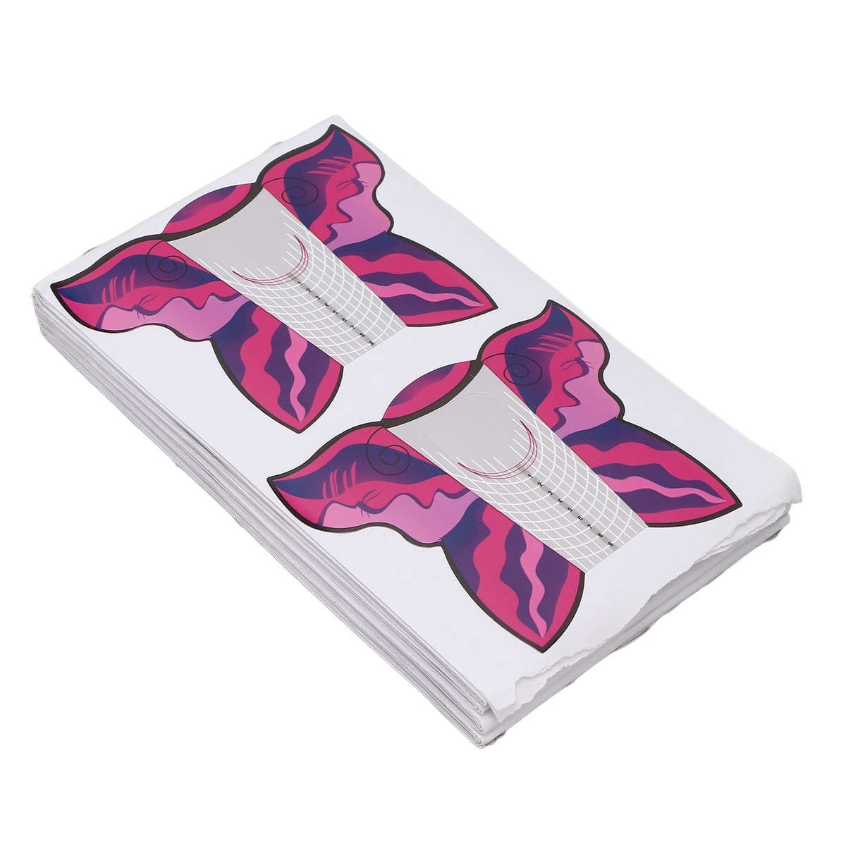 100pcs Nail Form Extension Stickers Self Adhesive Nail Tips Guide Sticker Ma CHW