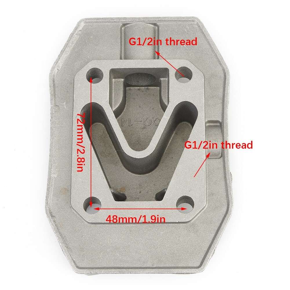 1 X Brand New Cylinder Head Air Compressor Parts Pneumatic Replacement Parts
