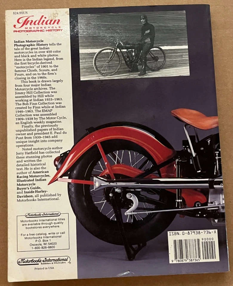 Indian Motorcycles Photographic History