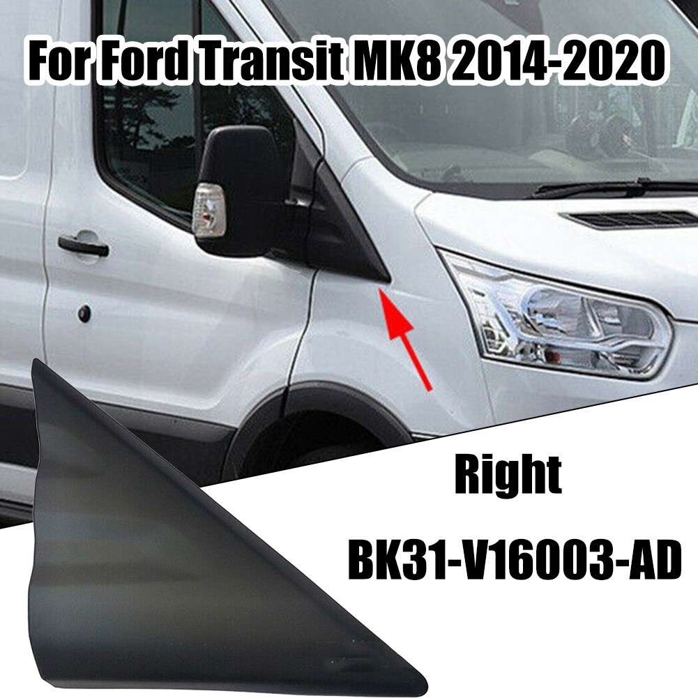 Right Rearview Mirror Triangle Plate For Ford Transit MK8,2014-20,BK