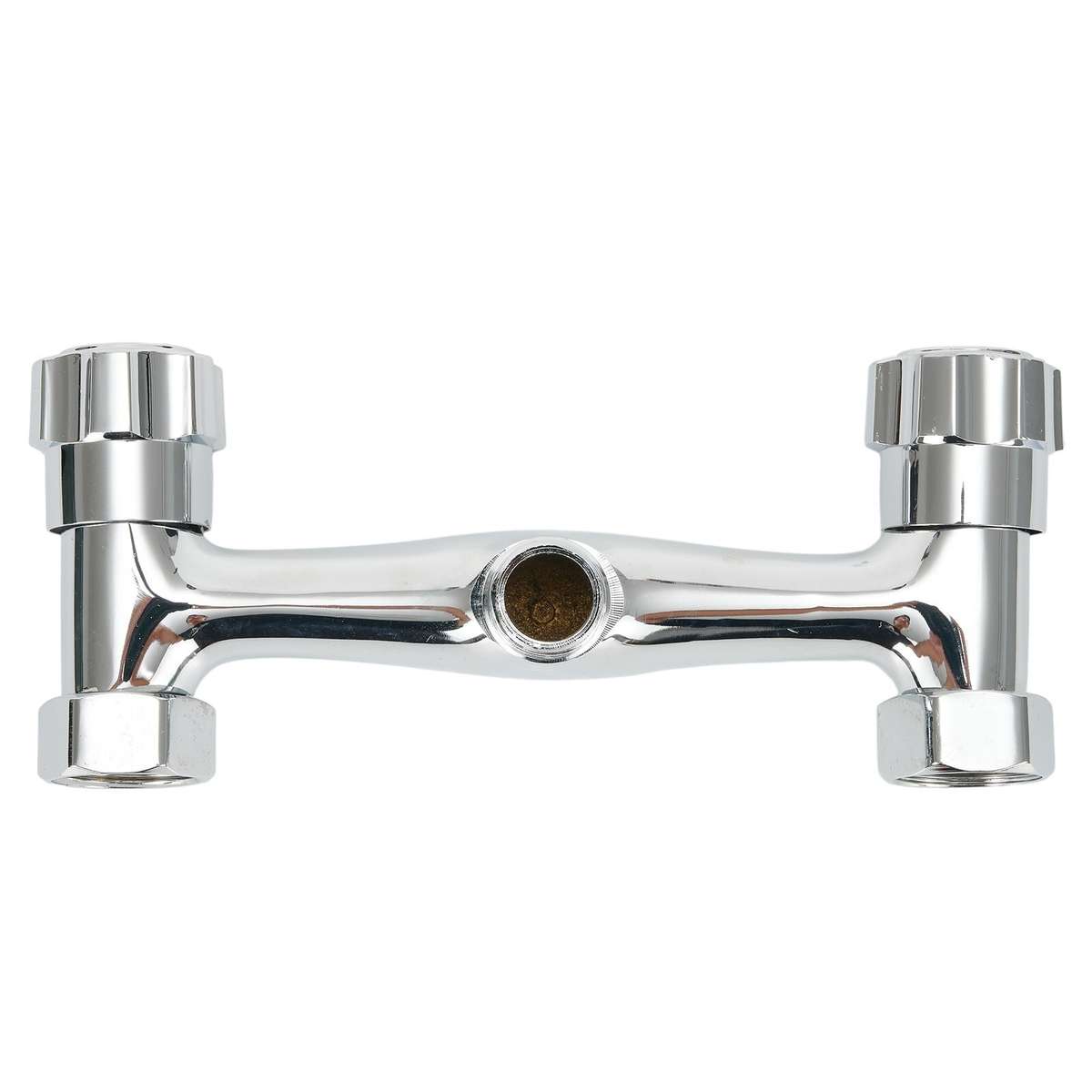 Shower Mixer Valve Valve Water Interface Anti-Reflux Bar Brass Chrome Finish