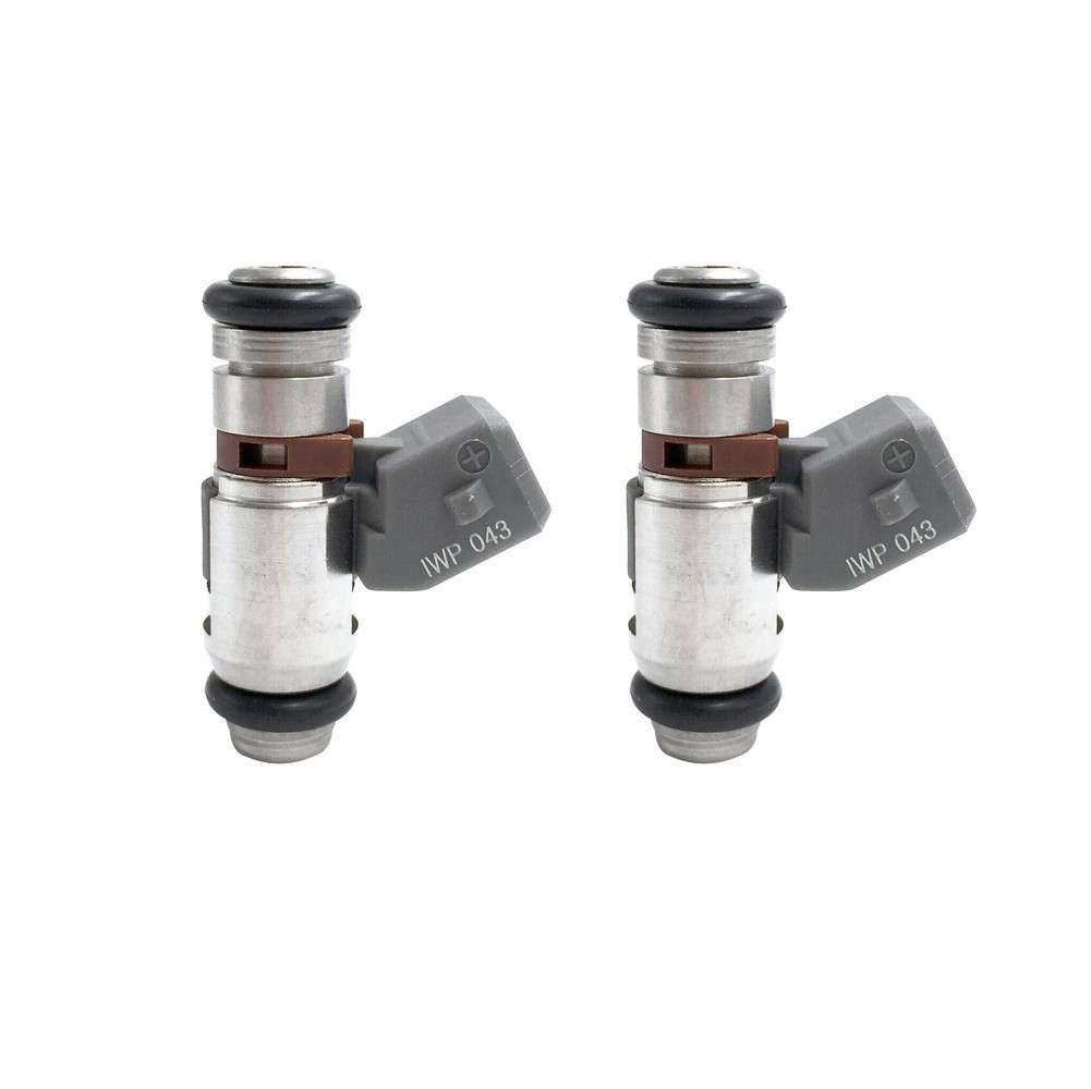 2pcs Fuel Injector IWP043 Fits For Softail Deuce Injected - FXSTD I 2001-2005