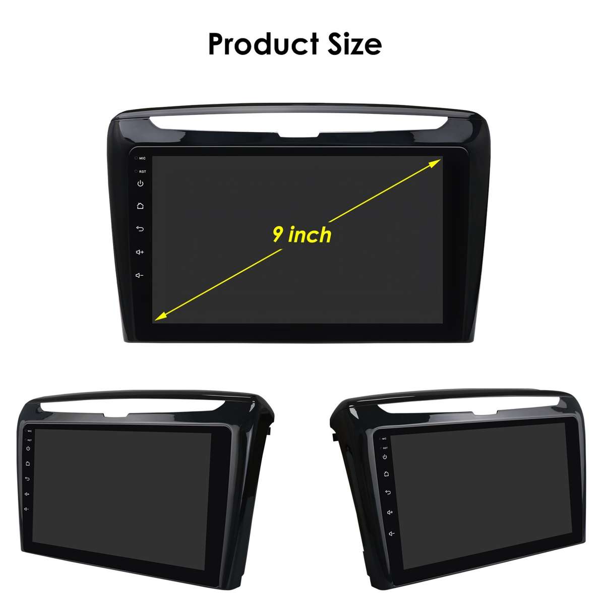 For Lancia Ypsilon 2012-2020 9''Android 13 Carplay GPS Navigation WIFI 2+32GB BT