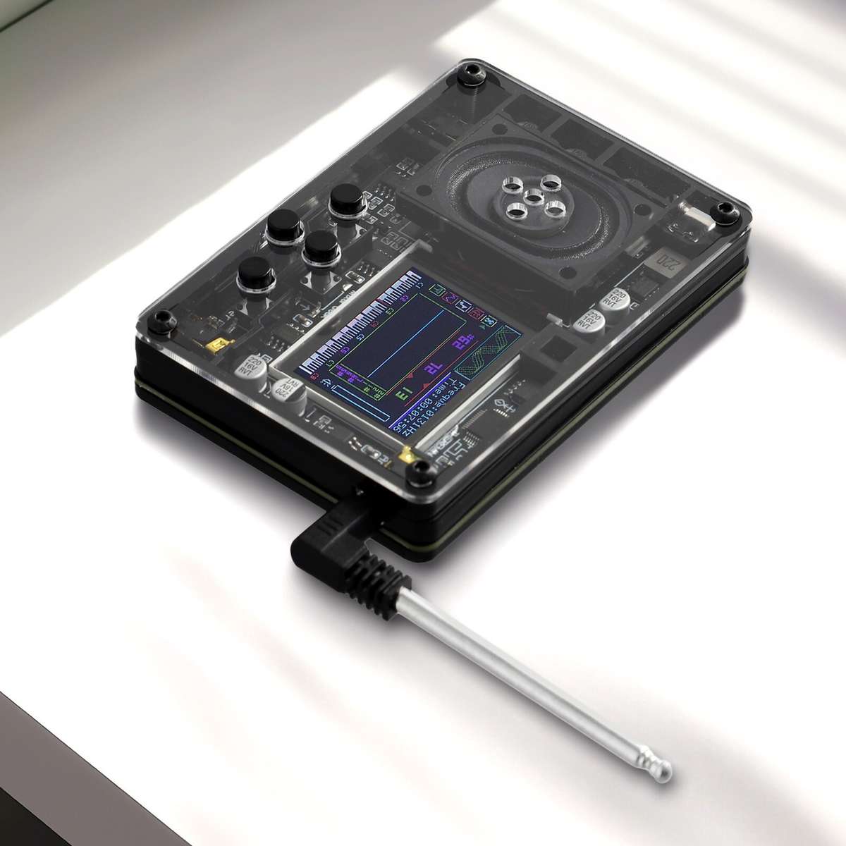 Mini Theremin Musical Electronic Instrument With Color Screen And Functions