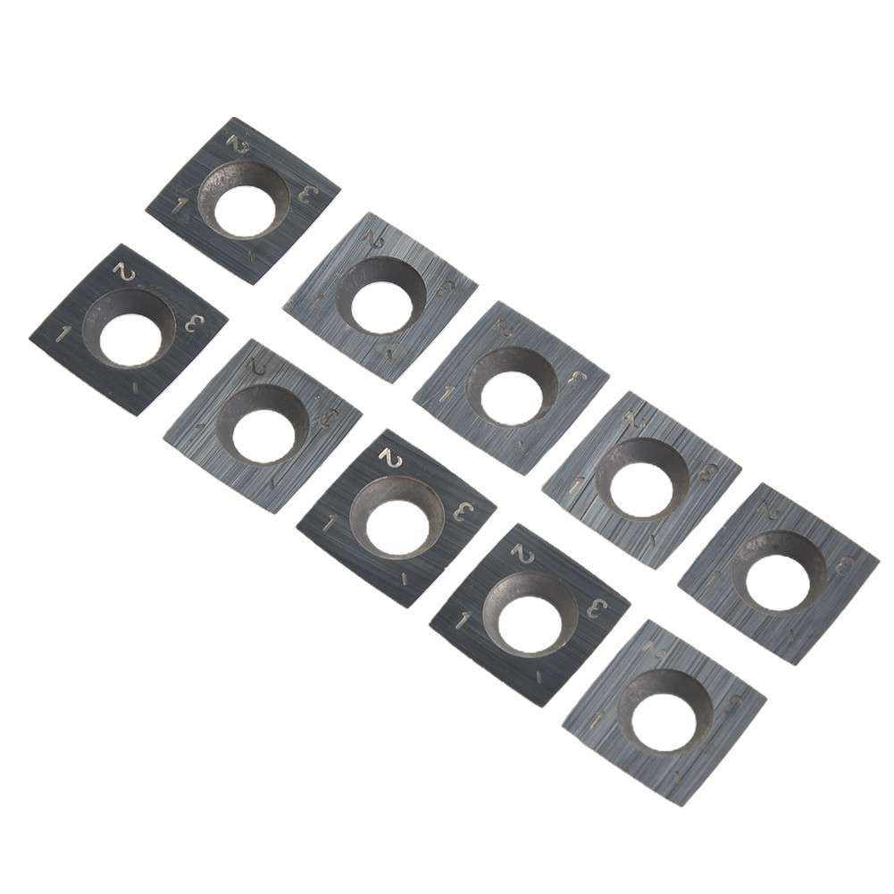 10 Pcs/box 15x15x2.5mm-R150-4R0.5 Square Carbide Cutter Inserts Replacement