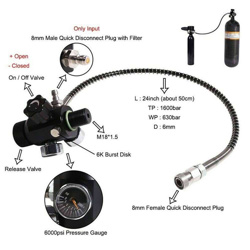 Regulator Valve Regulator Pressure Regulator SCBA Spring Station