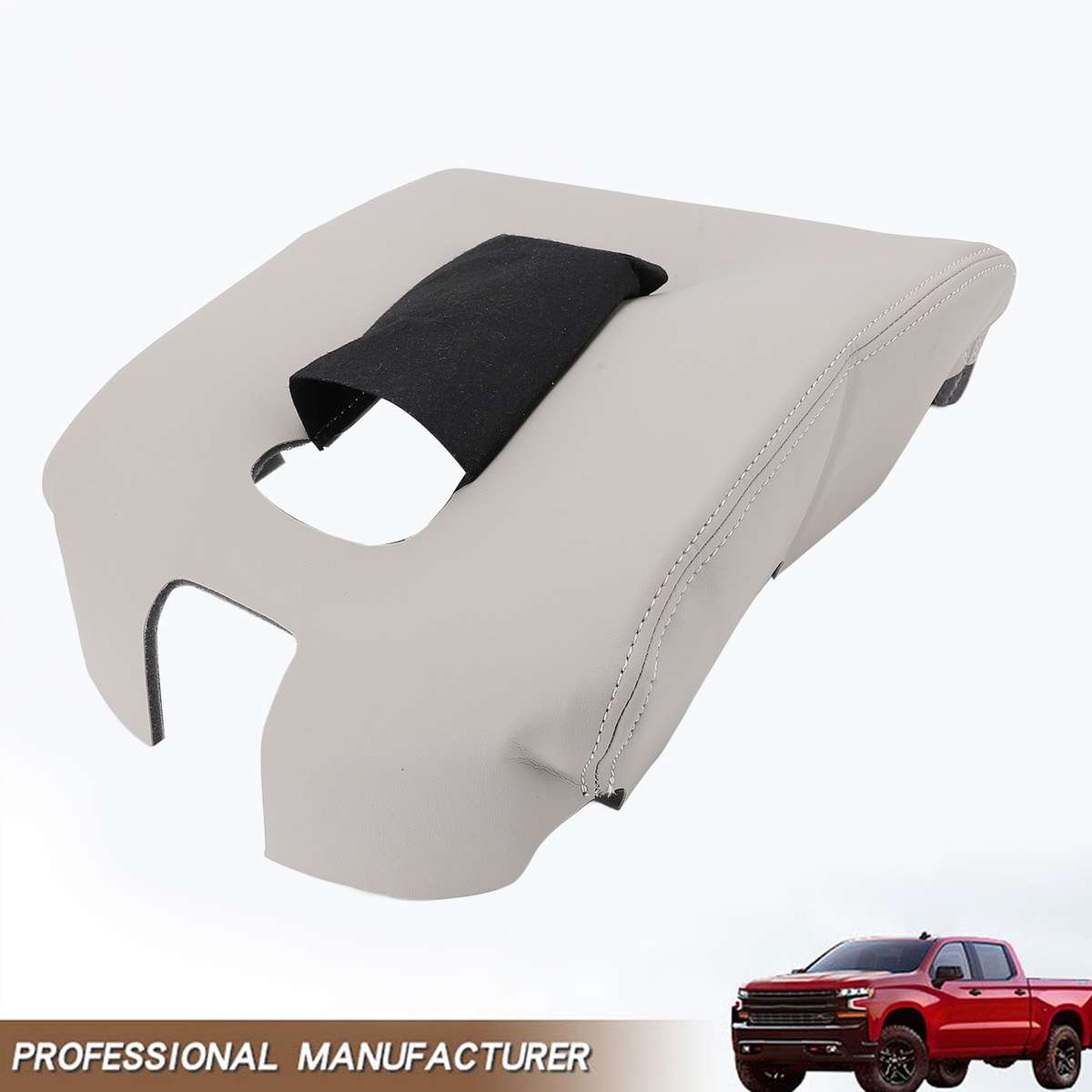 Car Center Console Cover PU Leather Water Resistant Armrest Protector Cover For