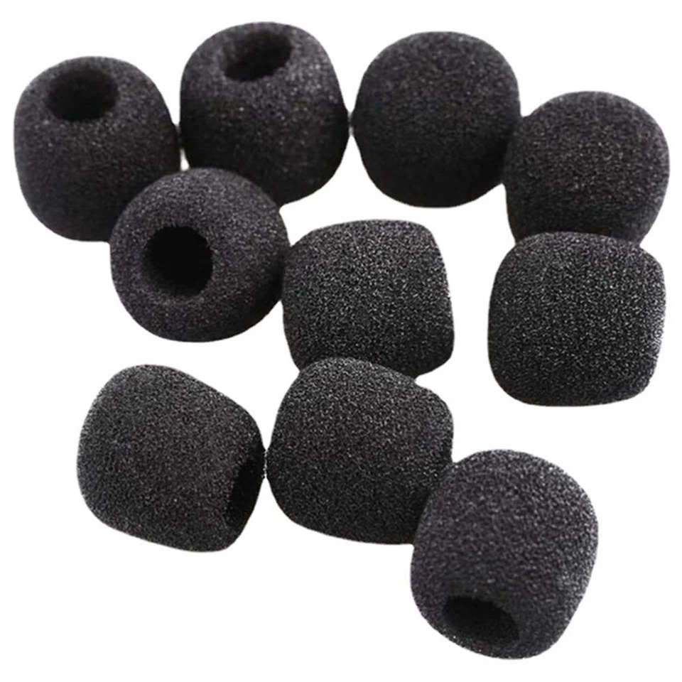 15 Pcs Mic Shield Wireless Microphone Lapel Headset Windscreen Sponge